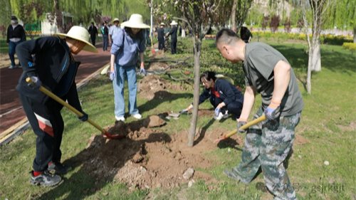 “植此青绿，共绘青山”——开云网页版·官方版在线开展义务植树活动