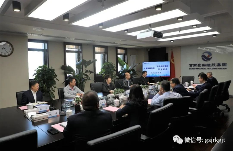甘肃国投集团与开云网页版·官方版在线华龙证券开展工作交流